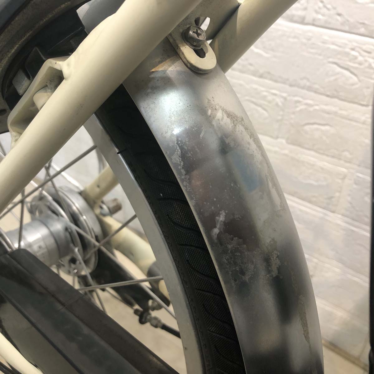 中古電動自転車 ヤマハ PAS シオンU ベージュ 20インチ YG078