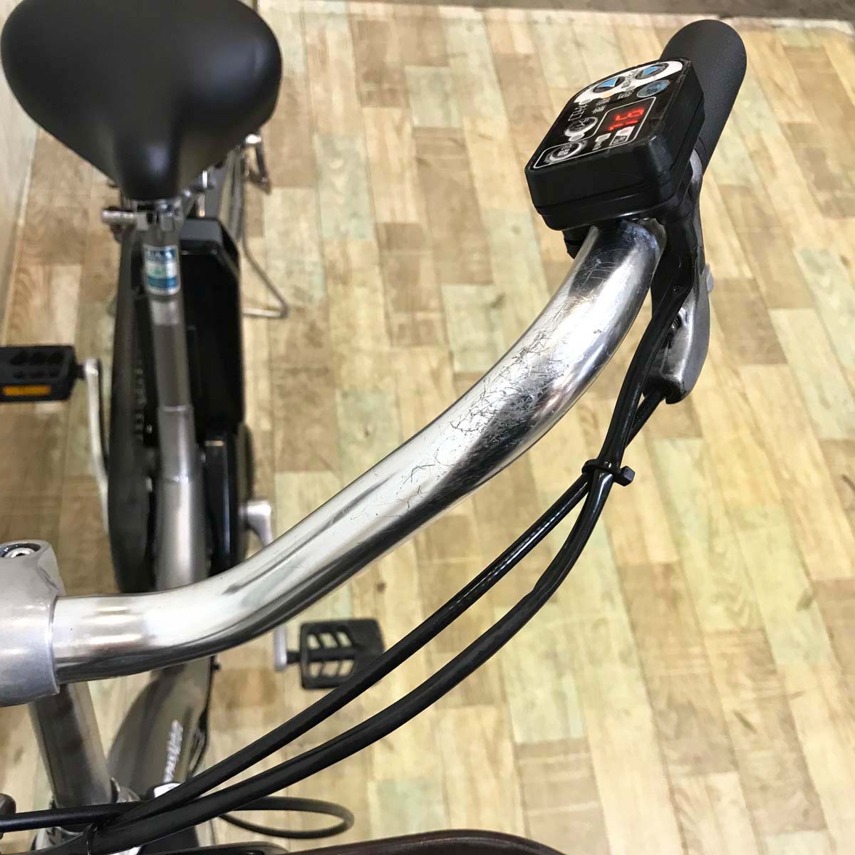 中古電動自転車 ヤマハ PAS ナチュラ L シルバー 26インチ KA049