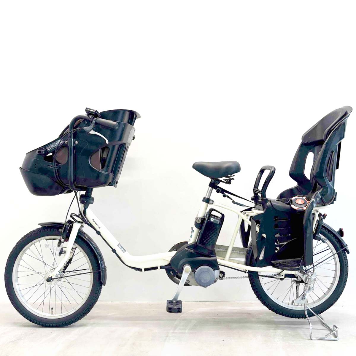 中古電動自転車 パナソニック ギュットミニDX ホワイト 20インチ YJ101