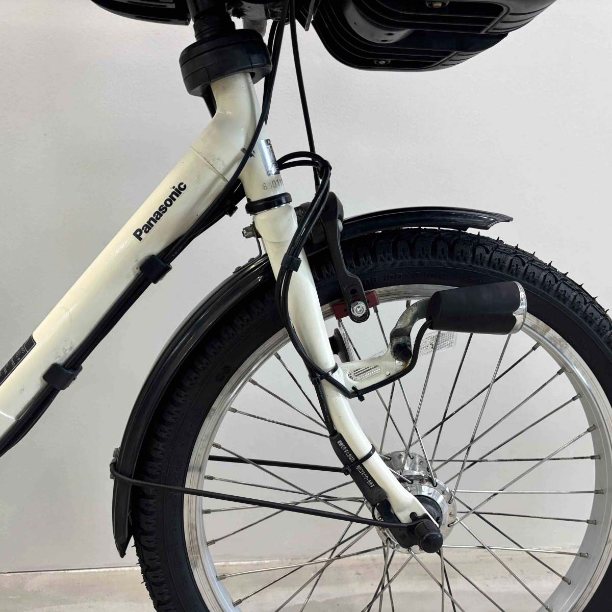 中古電動自転車 パナソニック ギュットミニDX ホワイト 20インチ YJ101