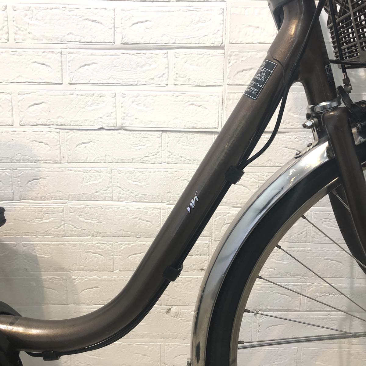 中古電動自転車 パナソニック ビビDX ブラウン 26インチ YG080