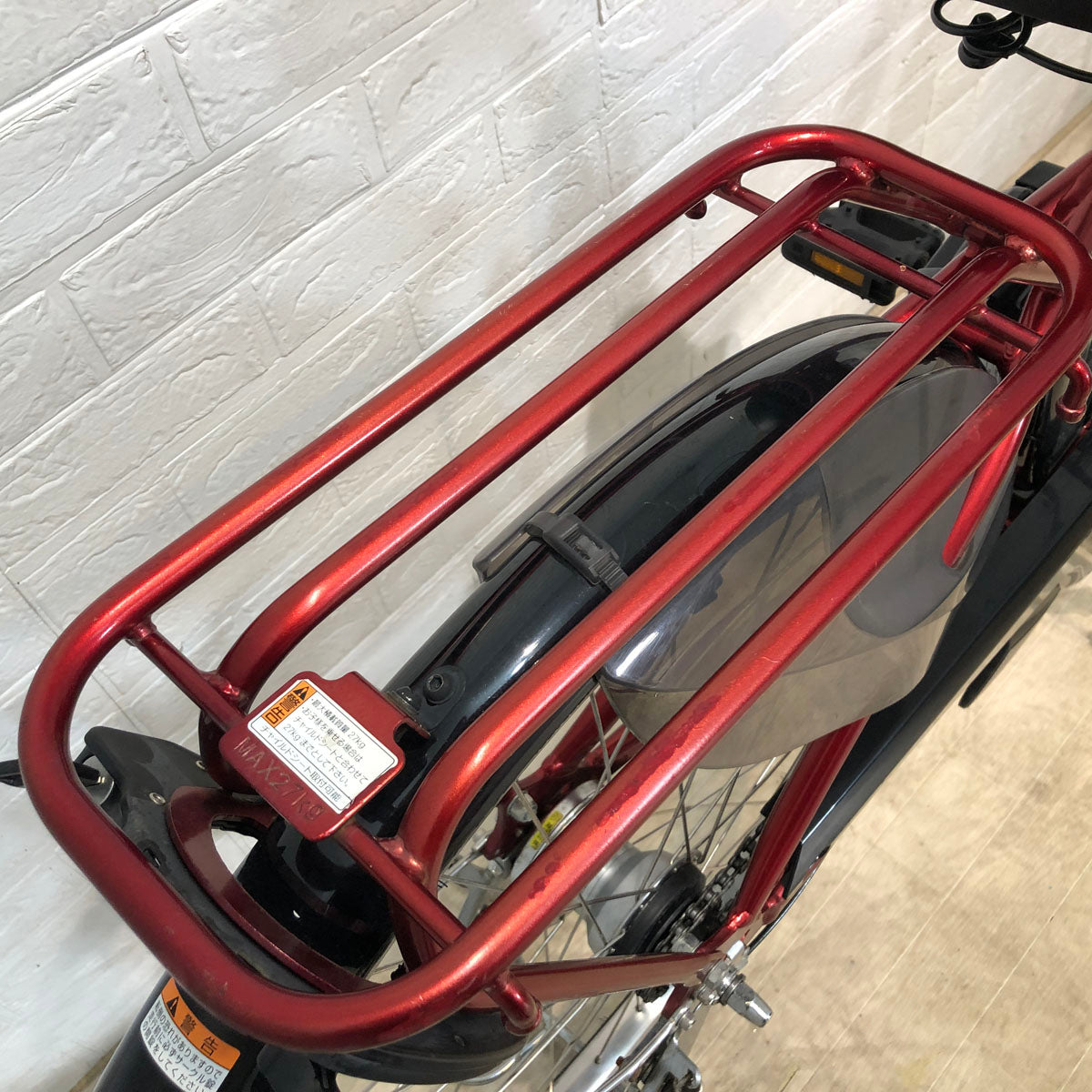 中古電動自転車 ヤマハ PAS With SP パス ウィズ SP レッド 26インチ YB037