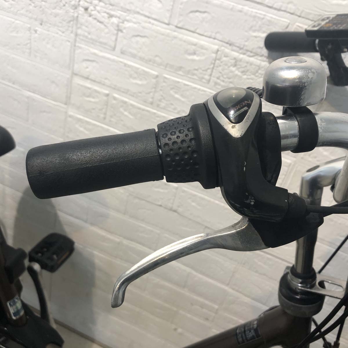 中古電動自転車 パナソニック ビビDX ブラウン 26インチ YG080