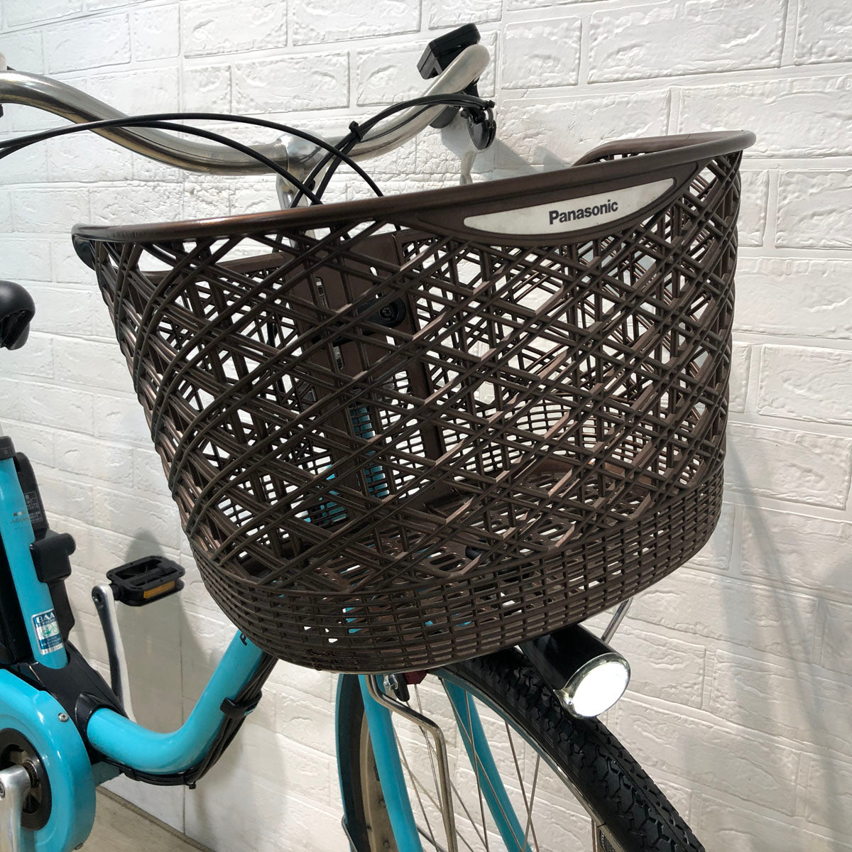 中古電動自転車 パナソニック ビビ スタイル DX ブルー 26インチ YB038