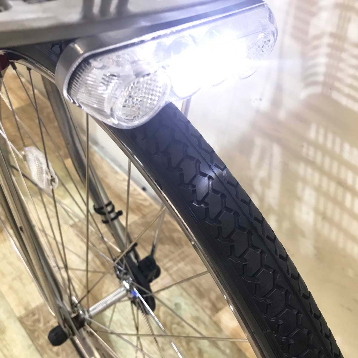 中古電動自転車 ブリヂストン アシスタ DX シルバー 26インチ KA051