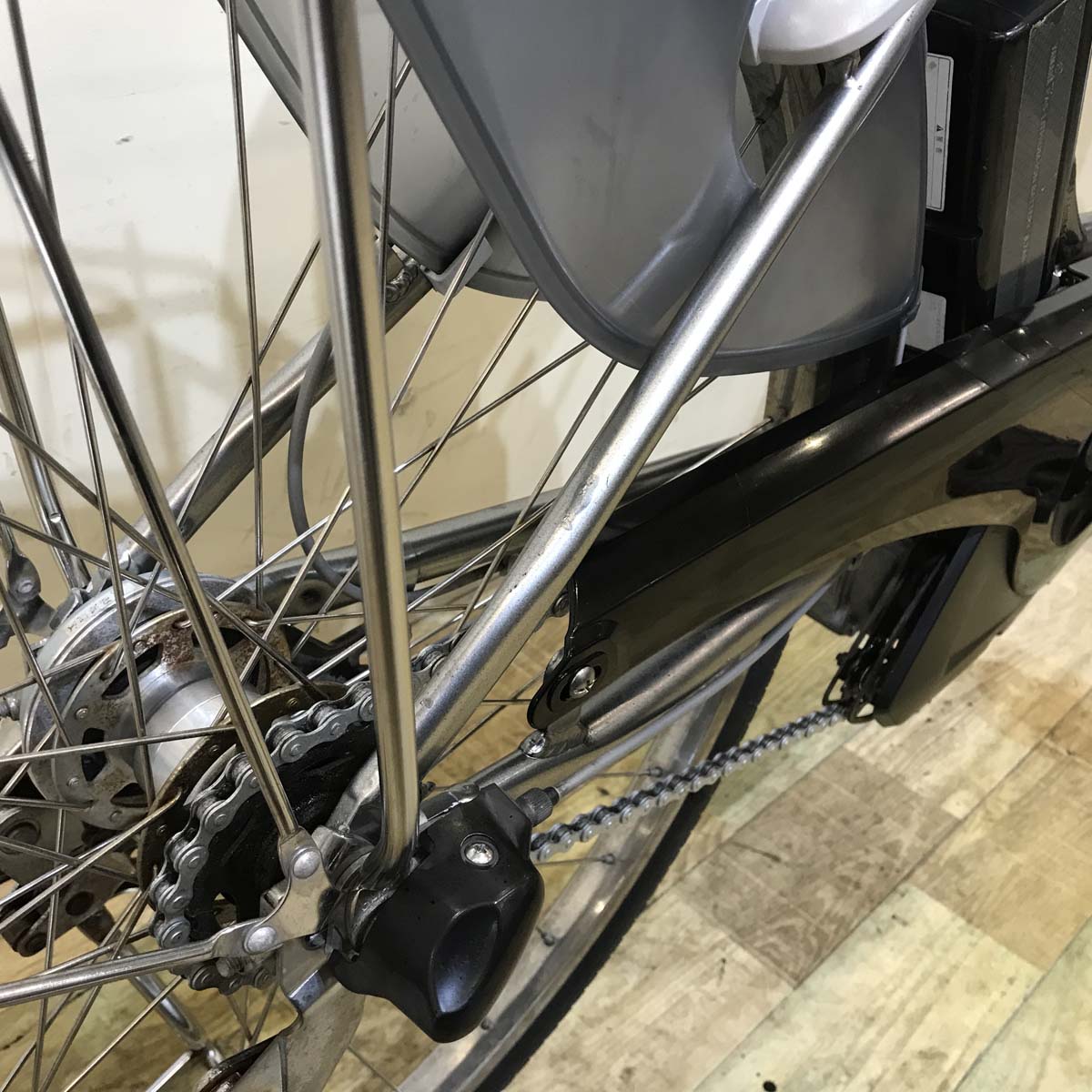 中古電動自転車 ブリヂストン アシスタ DX シルバー 26インチ KA051