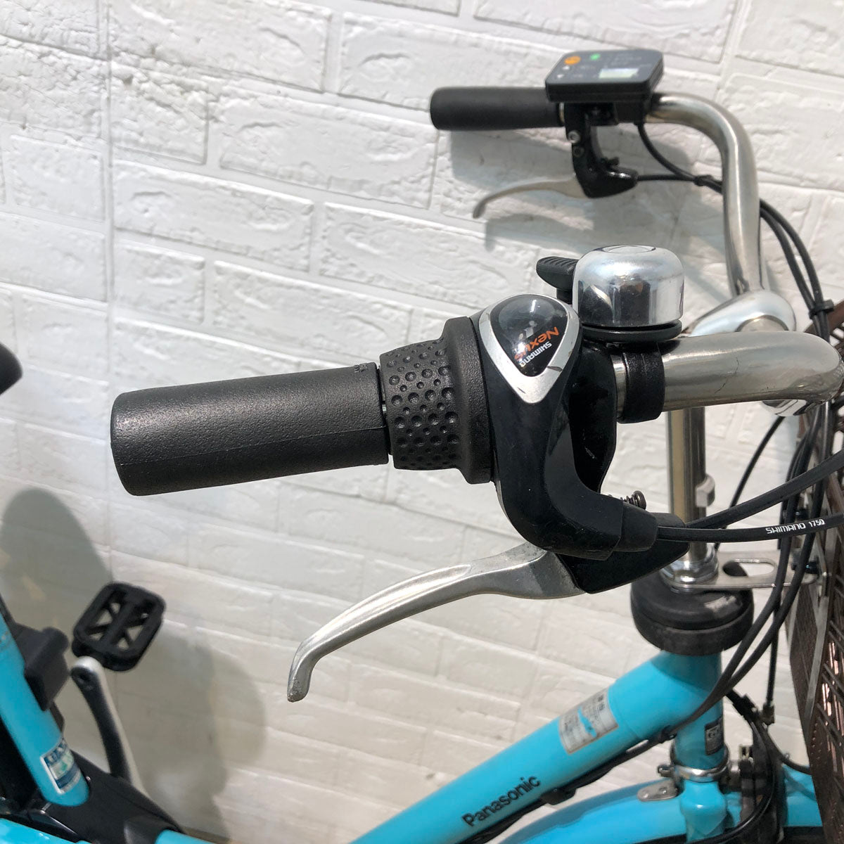 中古電動自転車 パナソニック ビビ スタイル DX ブルー 26インチ YB038