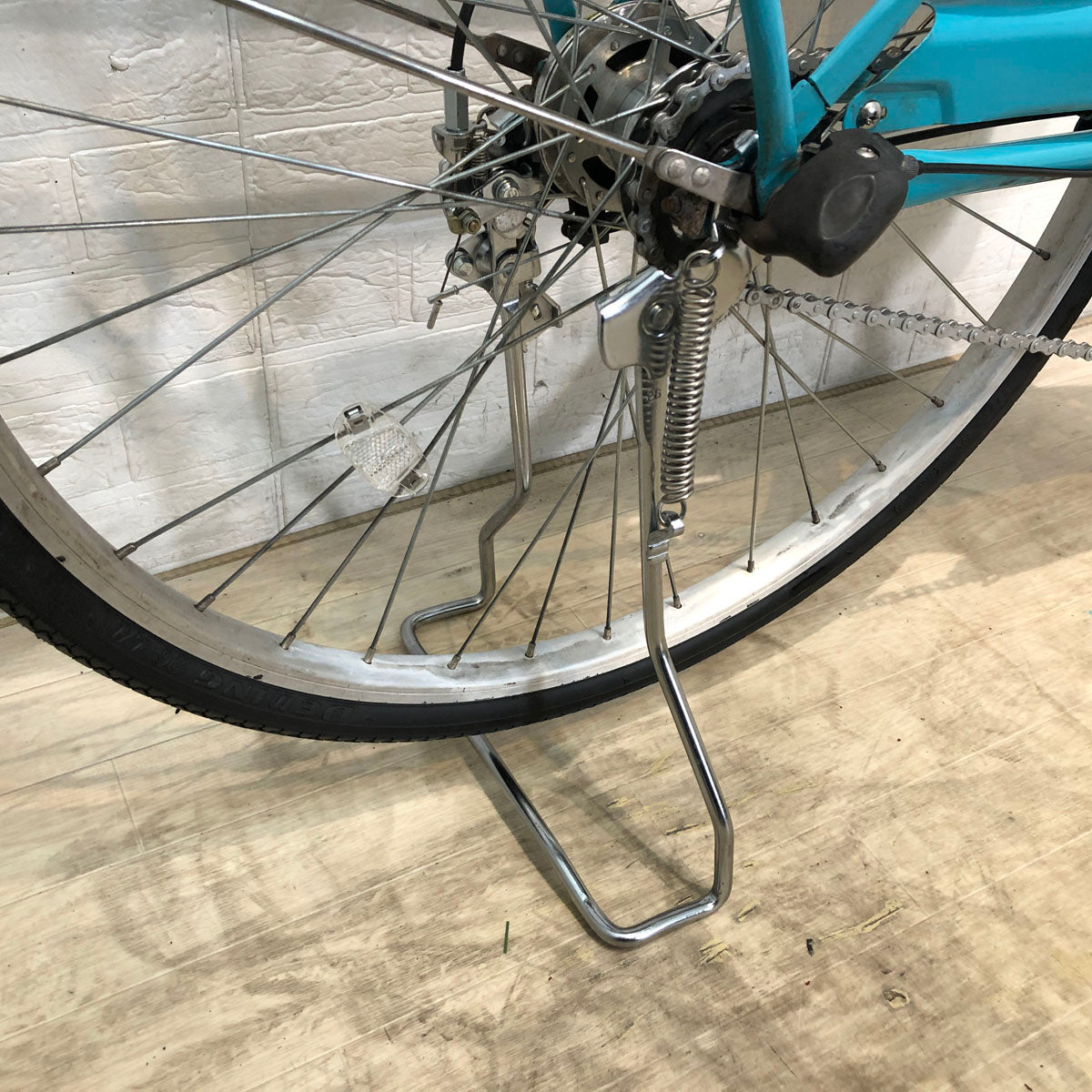 中古電動自転車 パナソニック ビビ スタイル DX ブルー 26インチ YB038