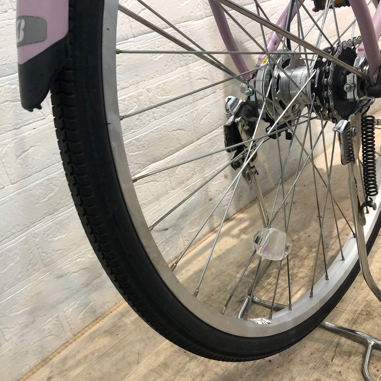 ブリヂストン アシスタ プリマ ピンク 26インチ YP060 【中古車】