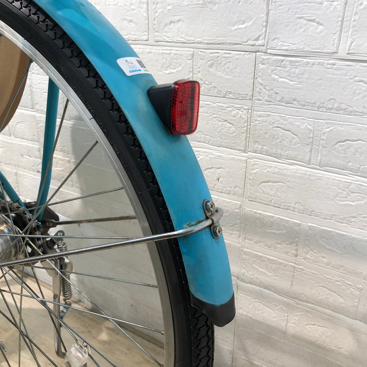 中古電動自転車 パナソニック ビビ スタイル DX ブルー 26インチ YB038