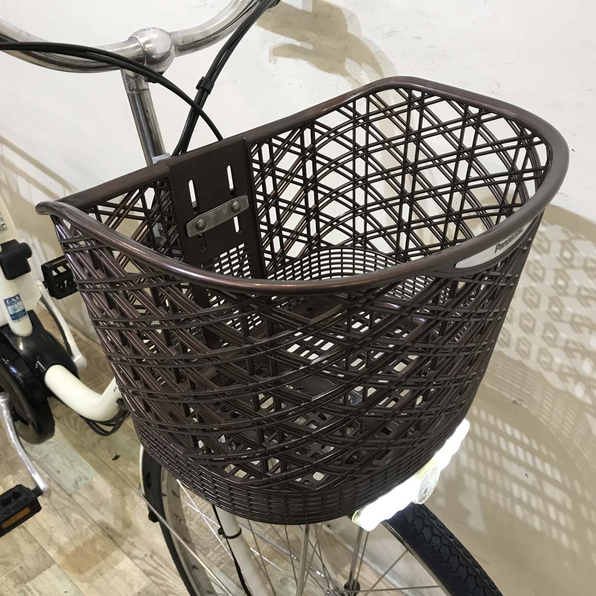 中古電動自転車  パナソニック ビビ スタイル DX アイボリーホワイト 26インチ KA052