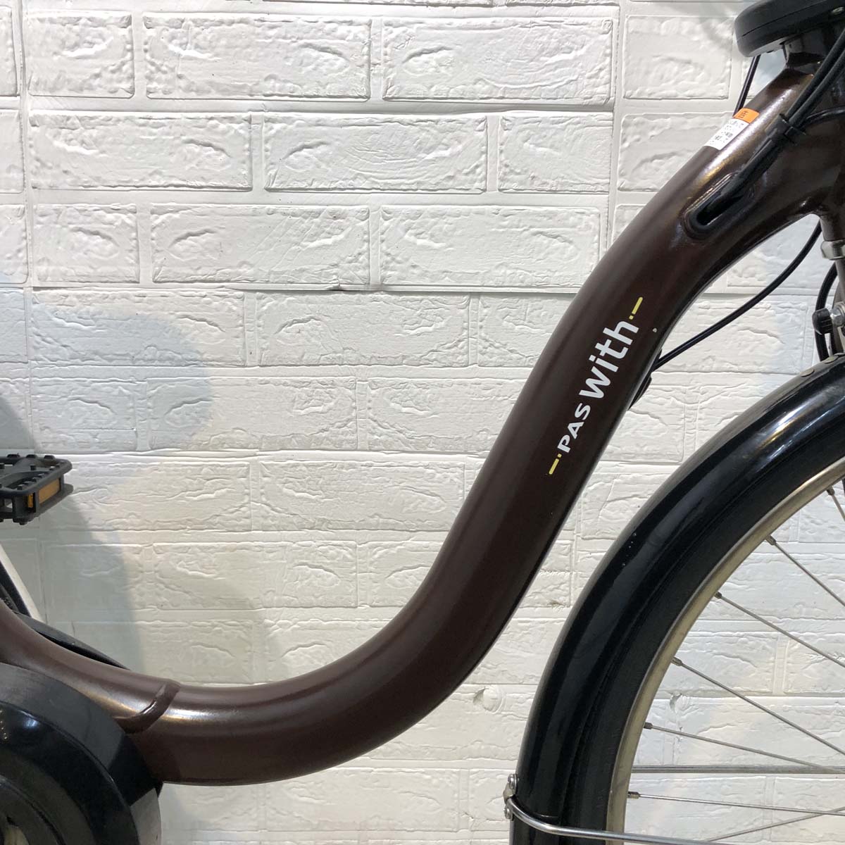 中古電動自転車 ヤマハ PAS ウィズ ブラウン 24インチ YG082
