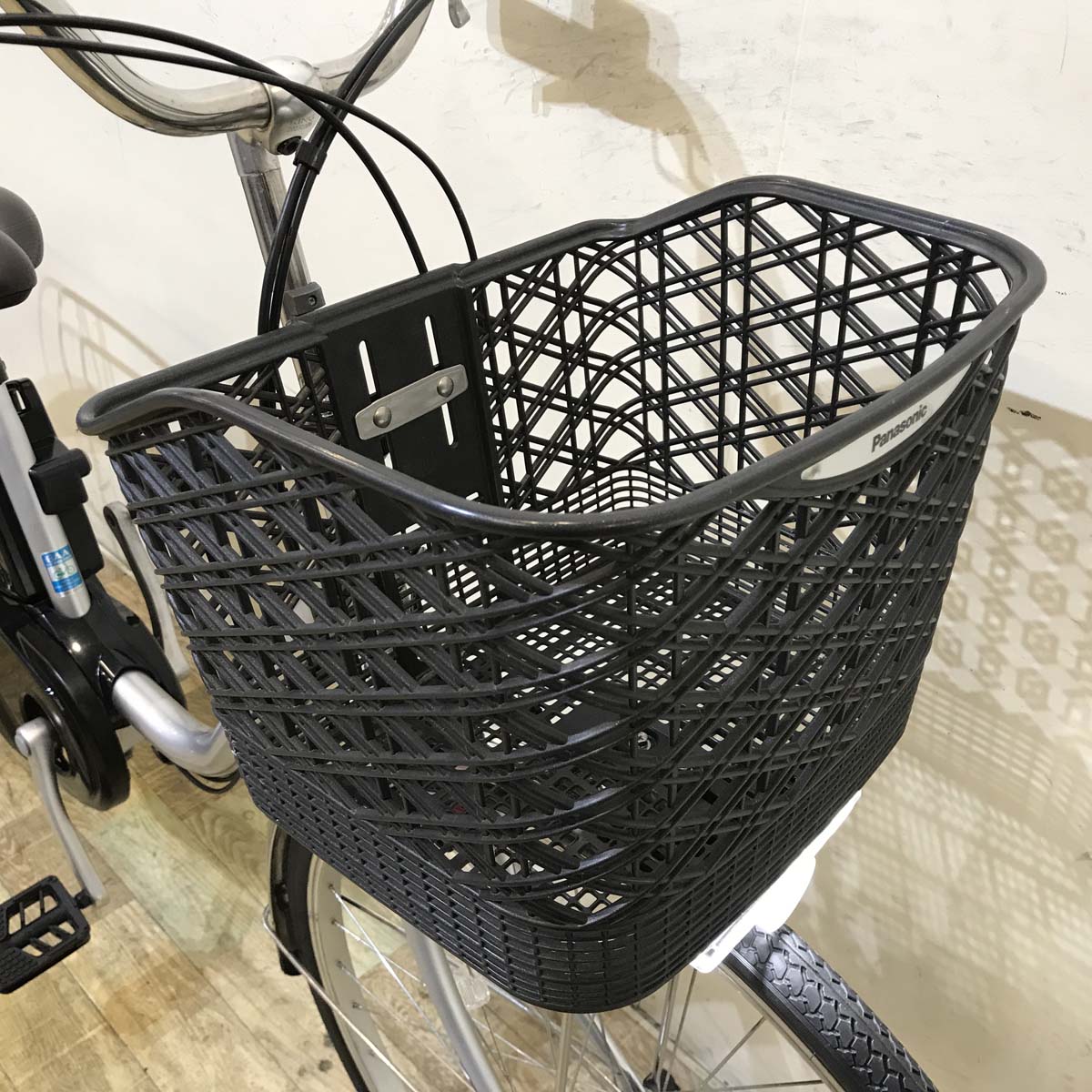 中古電動自転車 パナソニック ビビ SX シルバー 26インチ KF077