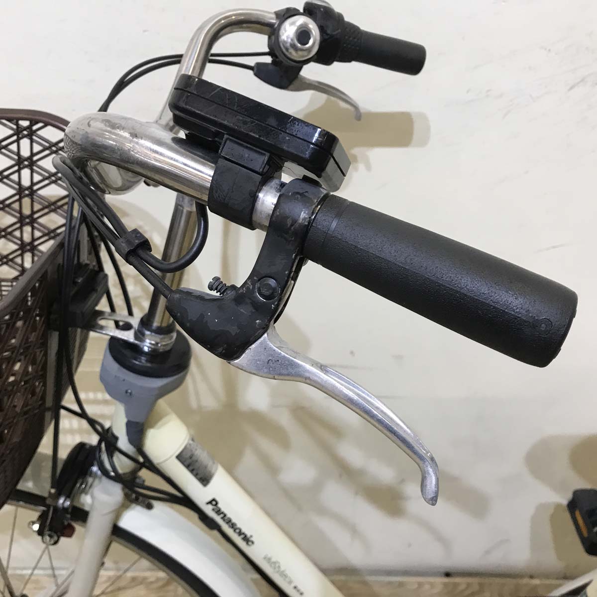 中古電動自転車  パナソニック ビビ スタイル DX アイボリーホワイト 26インチ KA052