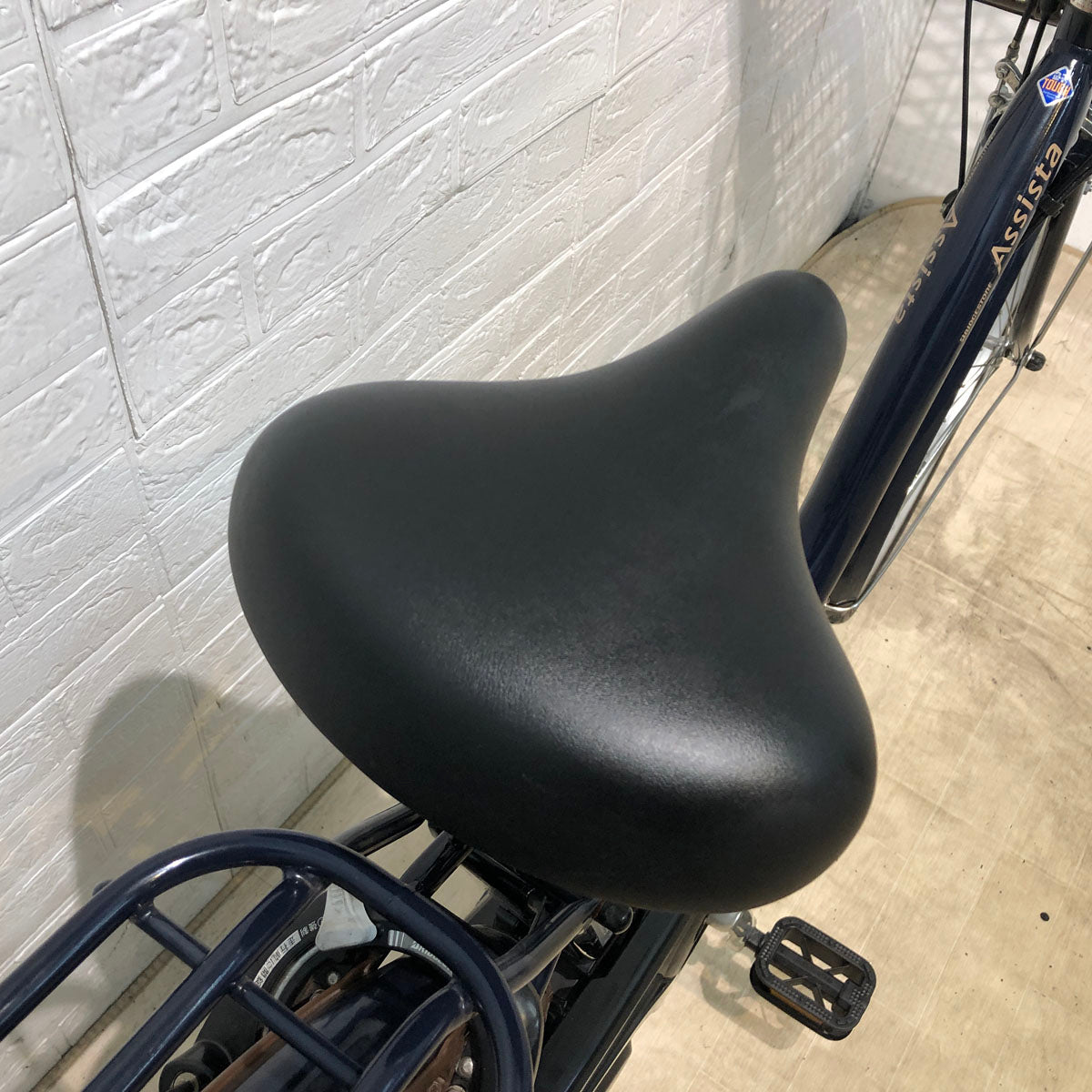 中古電動自転車 ブリヂストン アシスタ ベーシック ネイビー 26インチ YB040