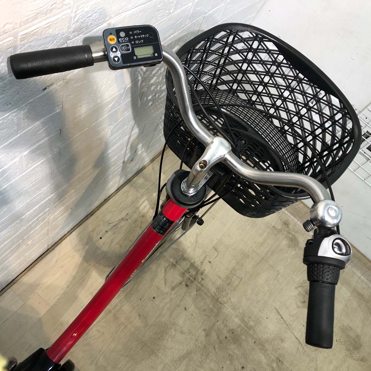 中古電動自転車 パナソニック ビビDX レッド 26インチ YG083