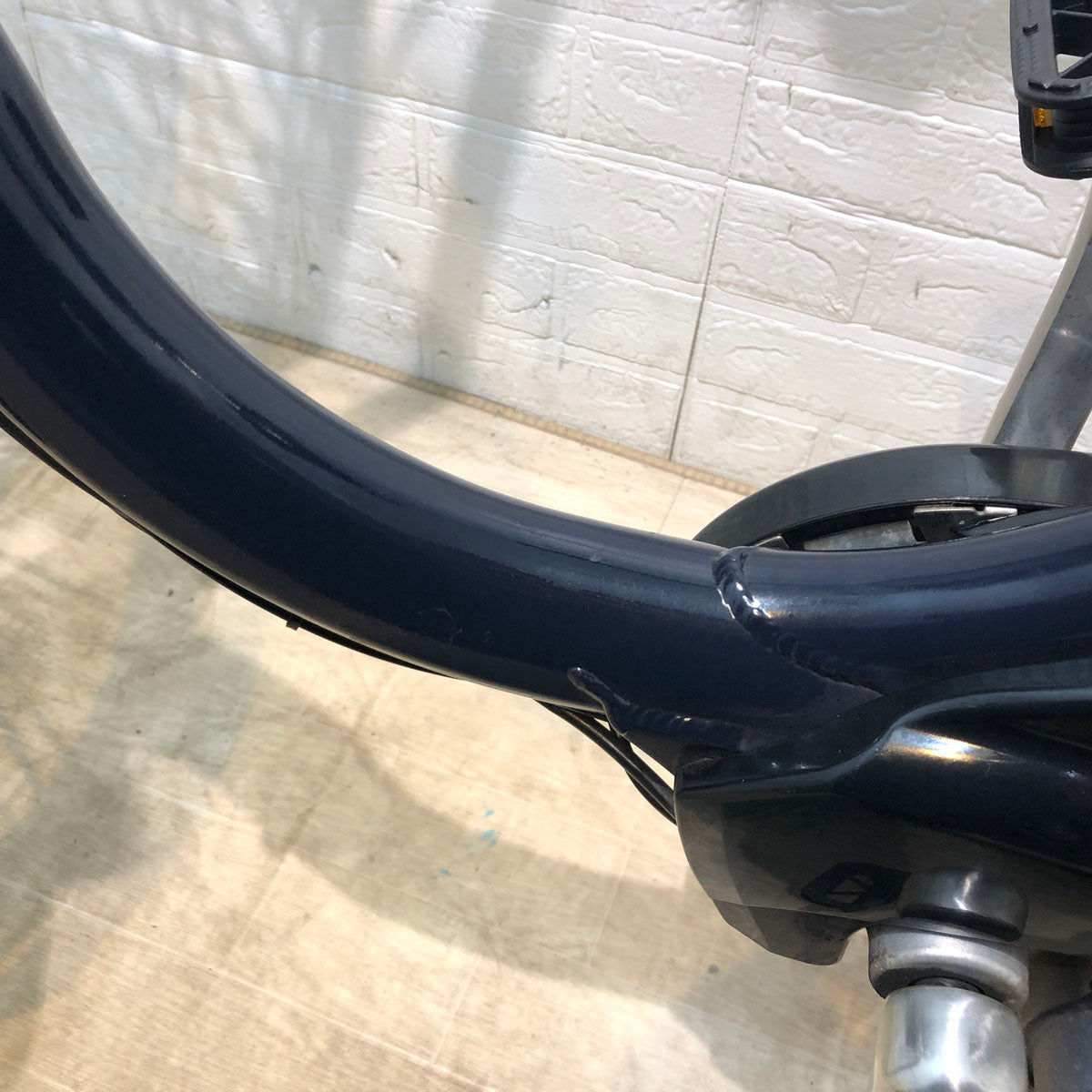 中古電動自転車 ブリヂストン アシスタ ベーシック ネイビー 26インチ YB040