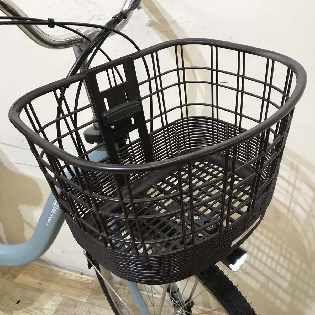 中古電動自転車  ヤマハ PAS With パス ウィズ ブルー 24インチ KA053