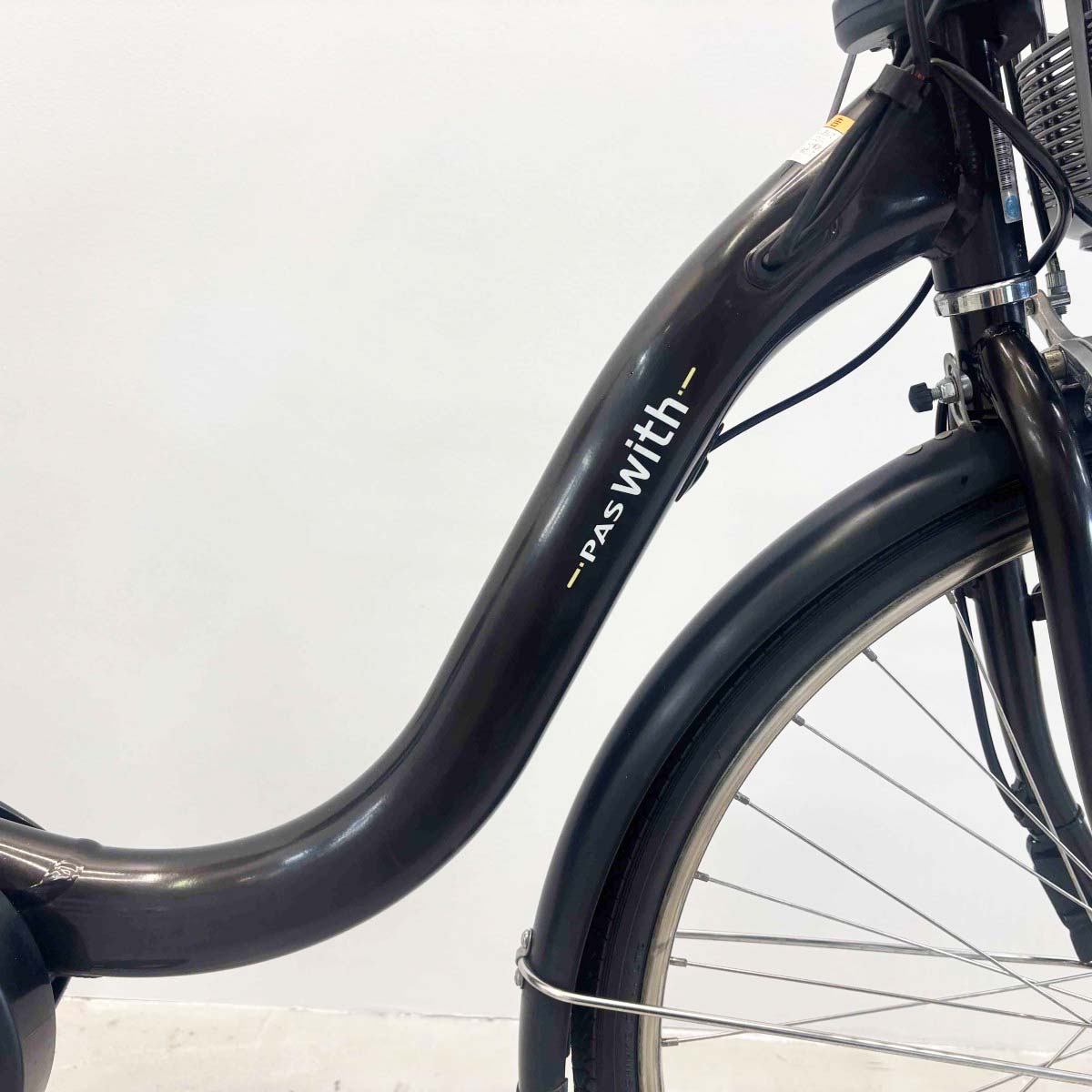 中古電動自転車 ヤマハ PAS ウィズ ブラウン 24インチ YJ104