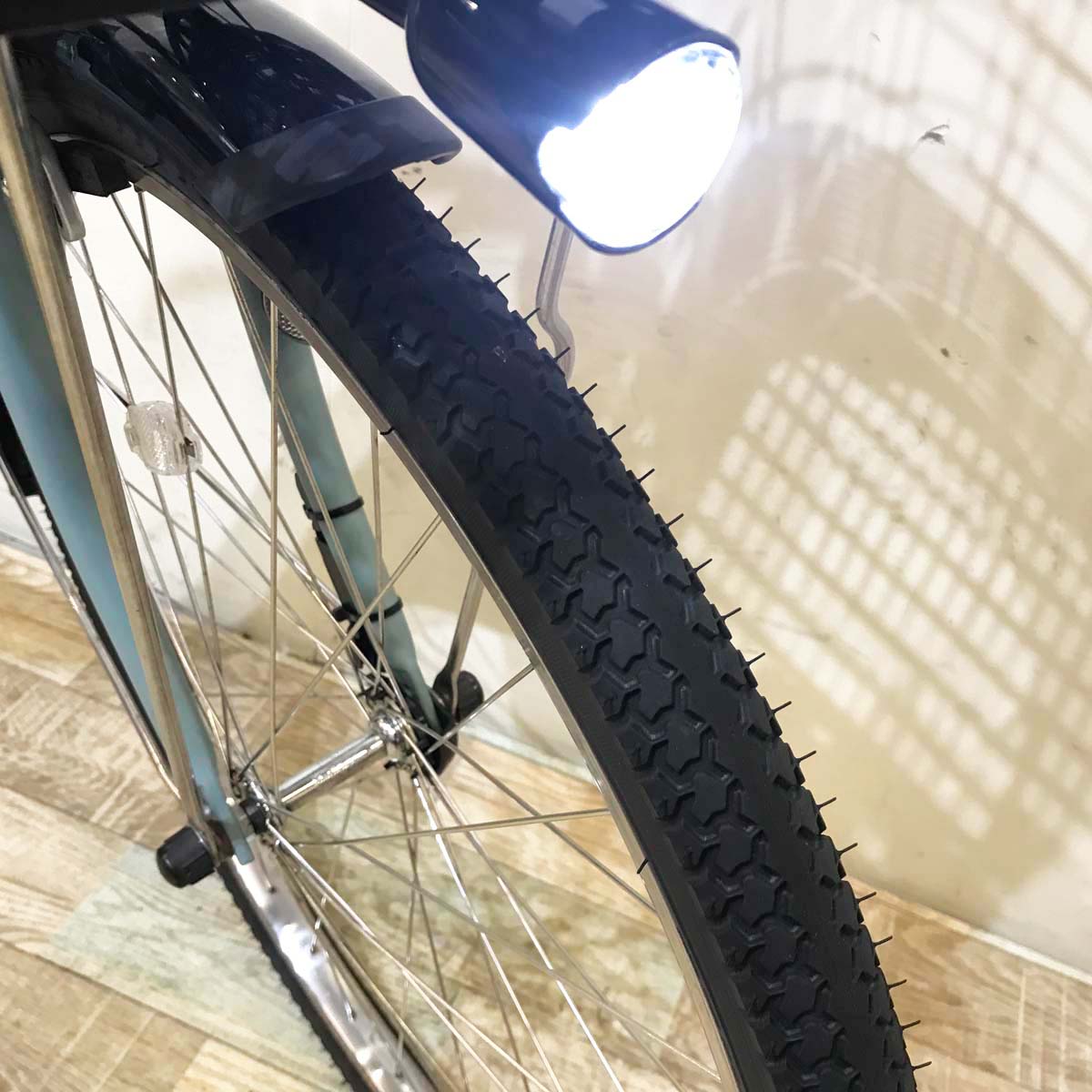 中古電動自転車  ヤマハ PAS With パス ウィズ ブルー 24インチ KA053