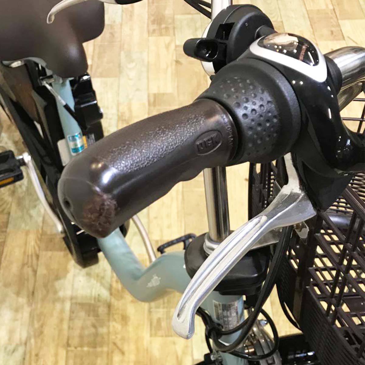 中古電動自転車  ヤマハ PAS With パス ウィズ ブルー 24インチ KA053