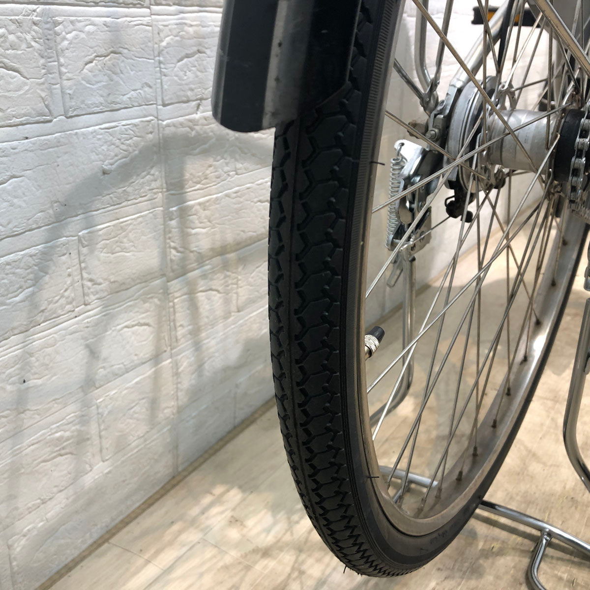 中古電動自転車 ヤマハ PAS ナチュラ L シルバー 26インチ YB041 – e