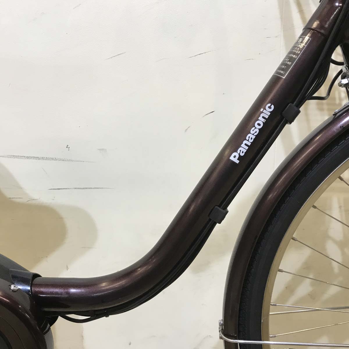 中古電動自転車  パナソニック ビビ スタイル ブラウン 26インチ KA054