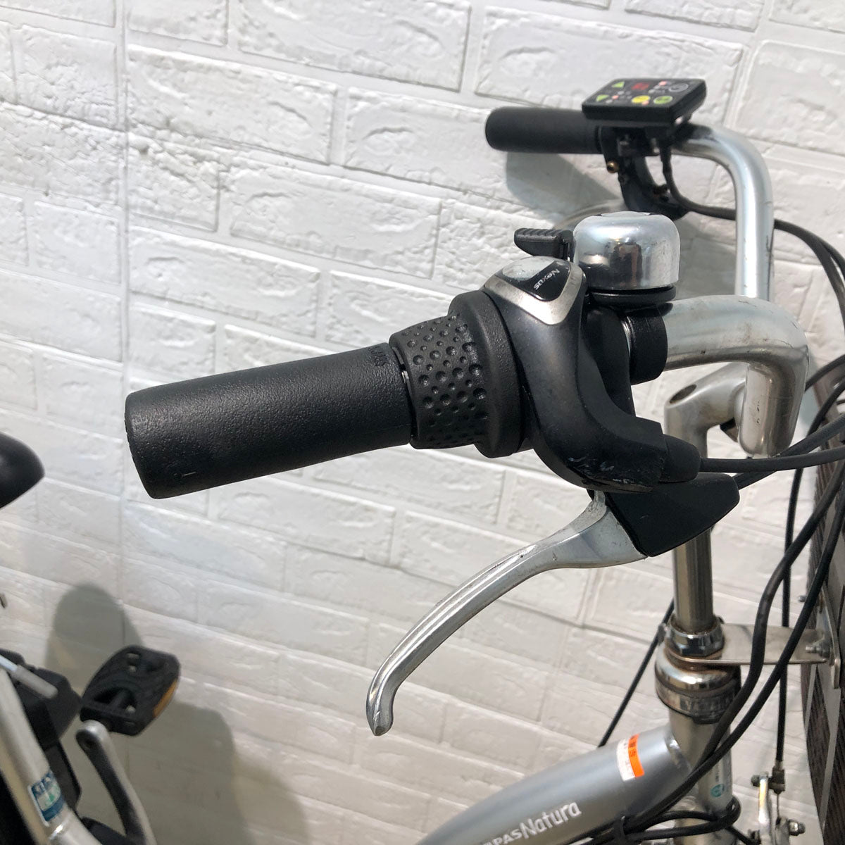 中古電動自転車 ヤマハ PAS ナチュラ L シルバー 26インチ YB041 – e 