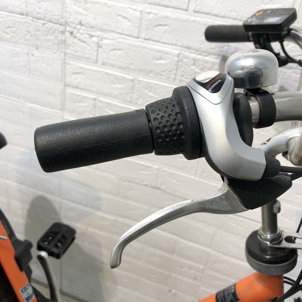 中古電動自転車 パナソニック ビビDX オレンジ 26インチ YG084