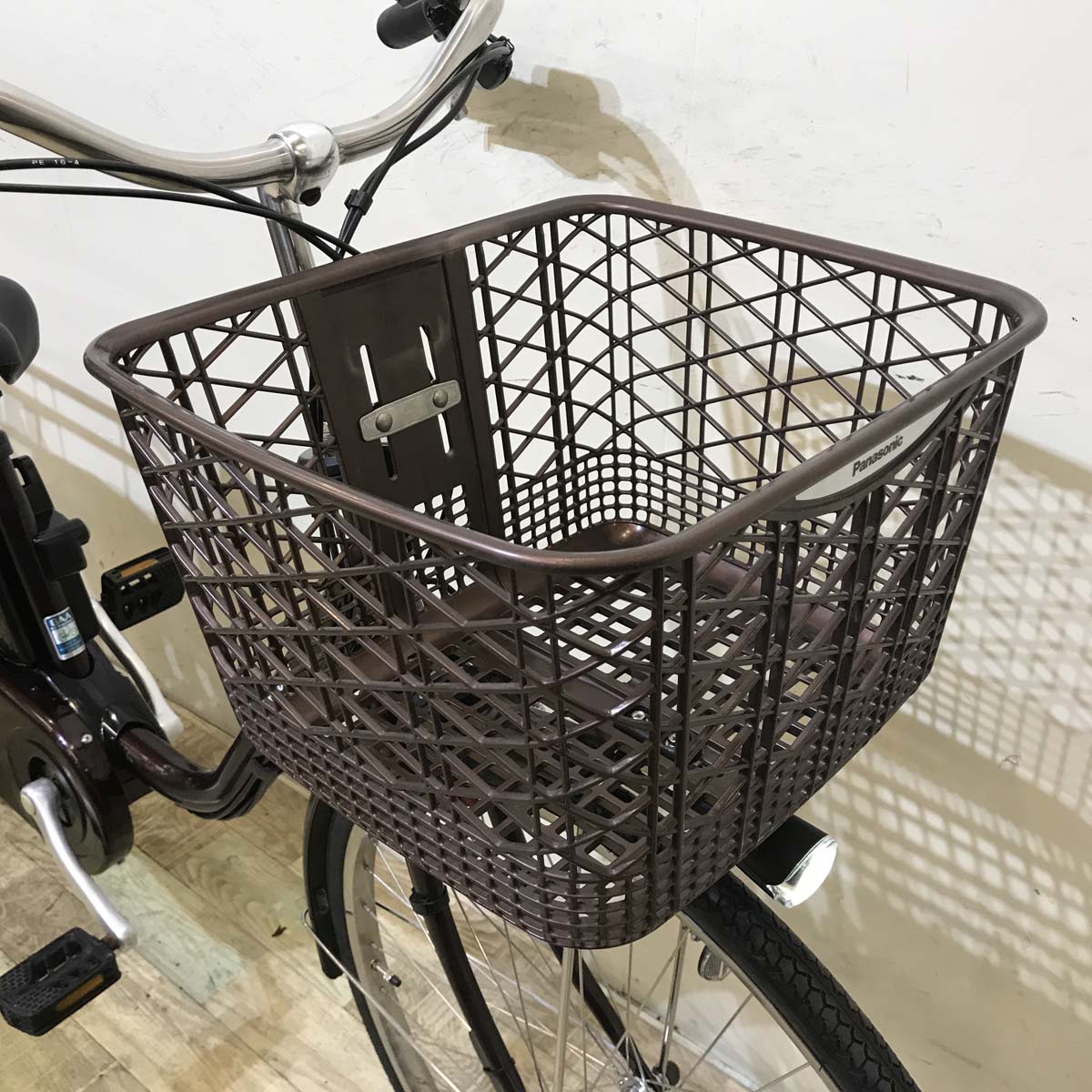 中古電動自転車  パナソニック ビビ スタイル ブラウン 26インチ KA054