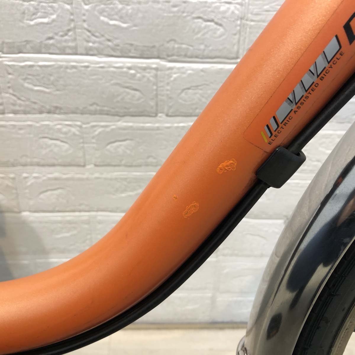 中古電動自転車 パナソニック ビビDX オレンジ 26インチ YG084
