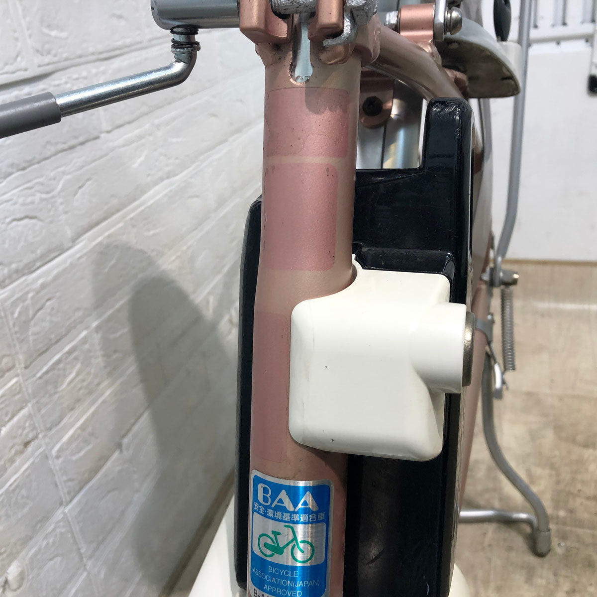中古電動自転車 パナソニック ビビ LU ピンク 26インチ YB042