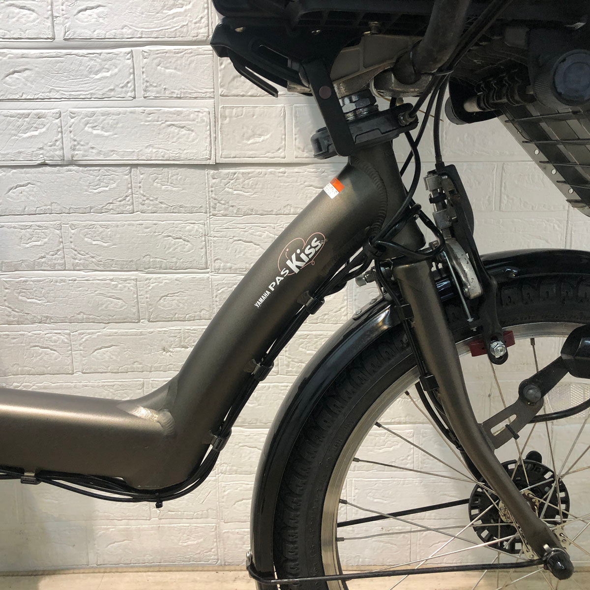 中古電動自転車 ヤマハ PAS Kiss mini XL パス キッス ミニ XL マットグラファイト 20インチ YB043