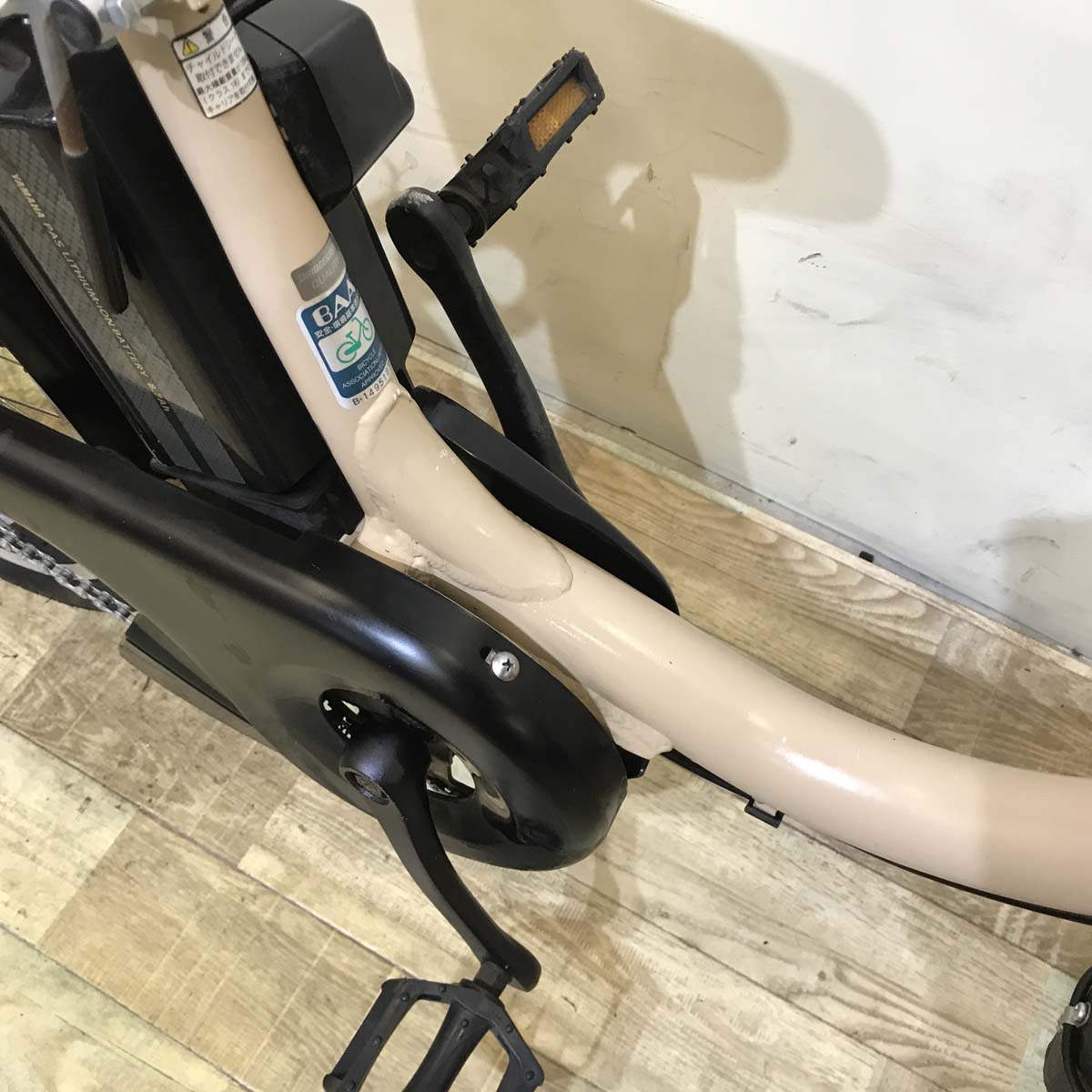 中古電動自転車 ブリヂストン アシスタ ユニ ベージュ 20インチ KA056