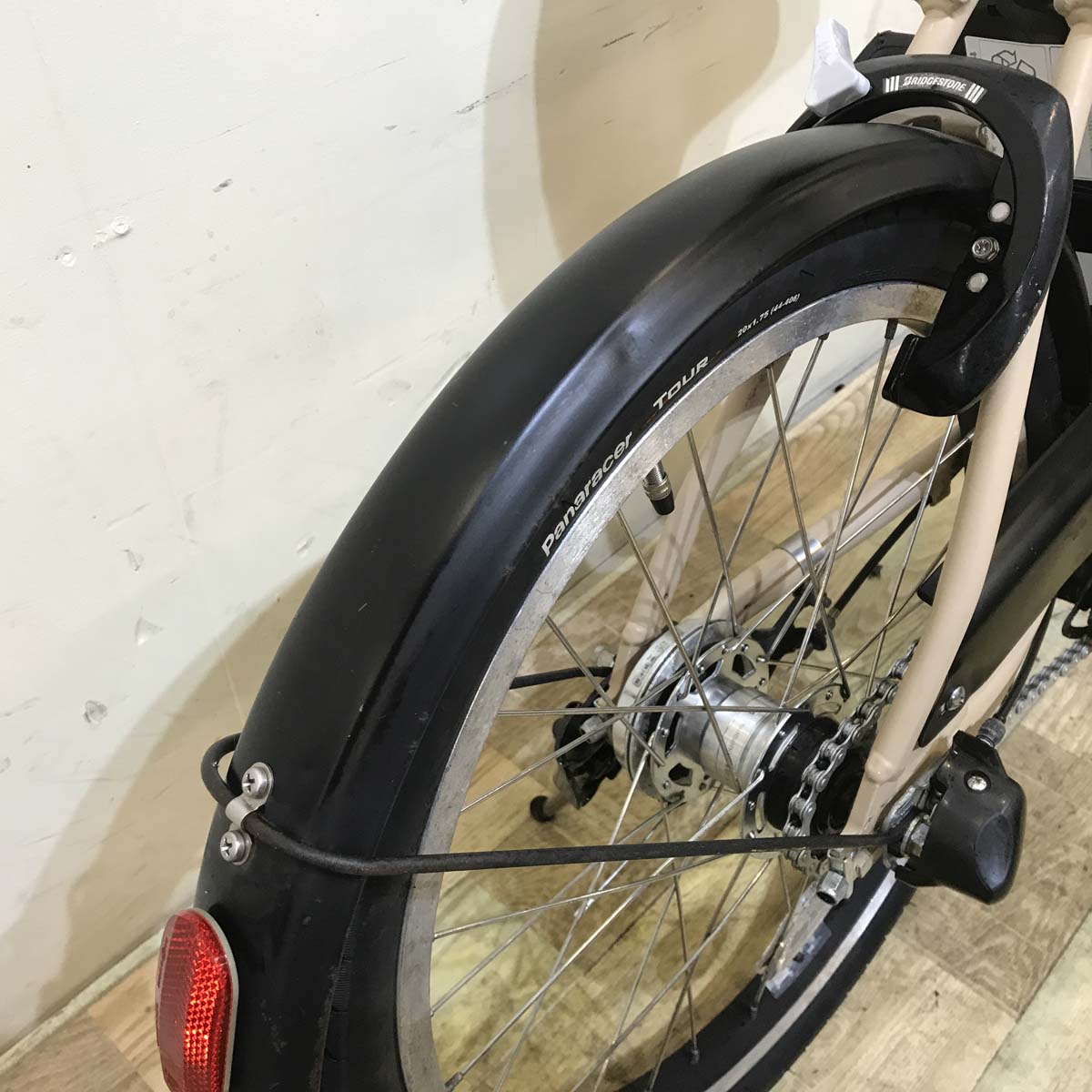 中古電動自転車 ブリヂストン アシスタ ユニ ベージュ 20インチ KA056