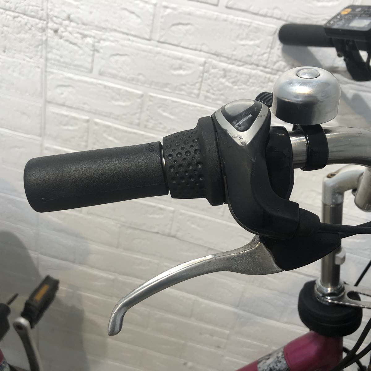 中古電動自転車 パナソニック ビビEX ピンク 26インチ YG087
