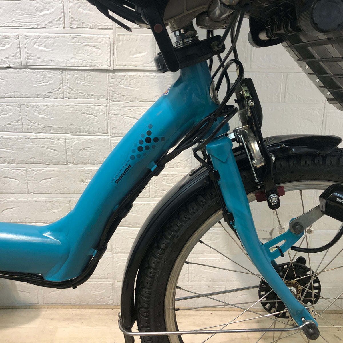 中古電動自転車 ブリヂストン アンジェリーノ プティット e ブルー 20