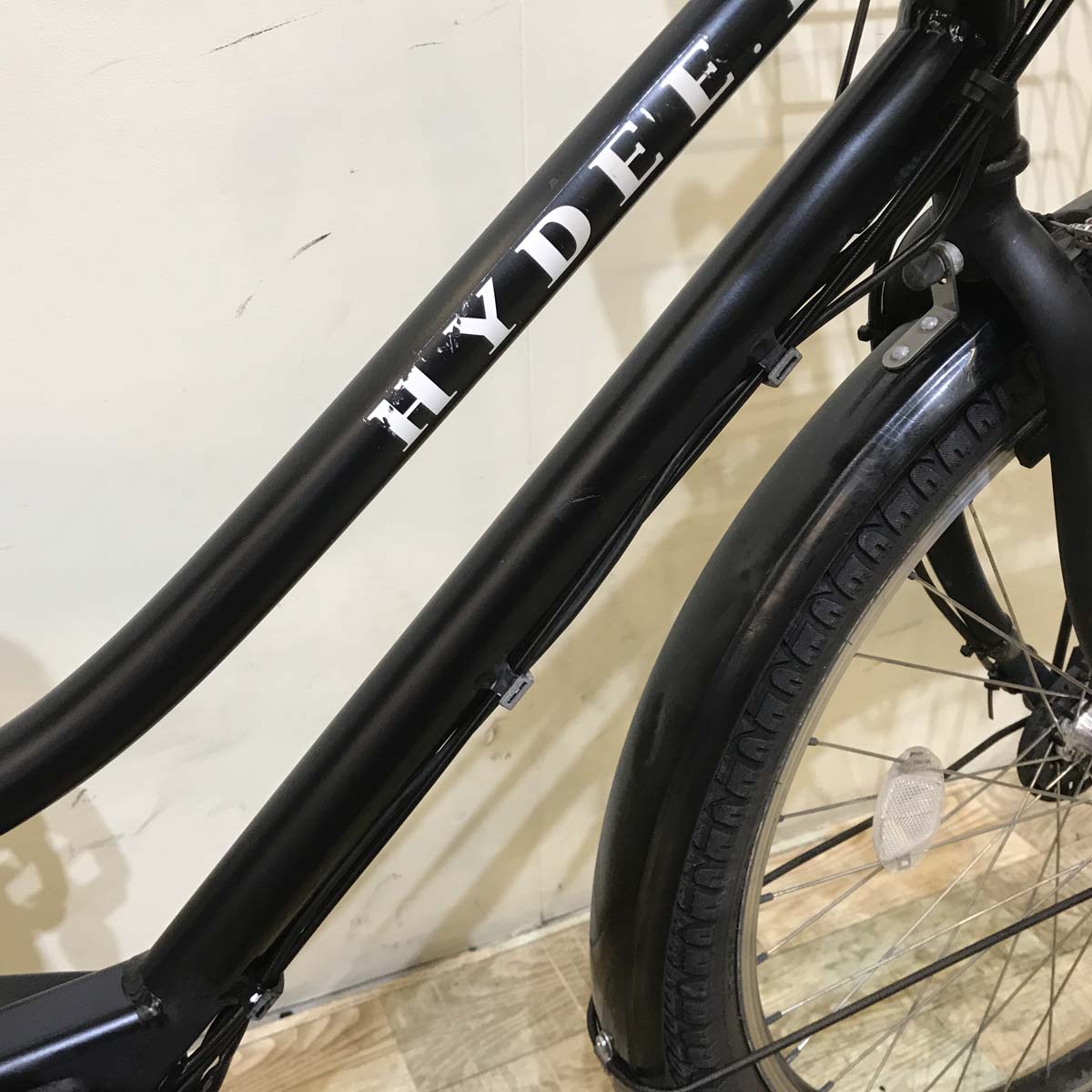 中古電動自転車 ブリヂストン HYDEE B ハイディ ビー ブラック 26インチ KA058 