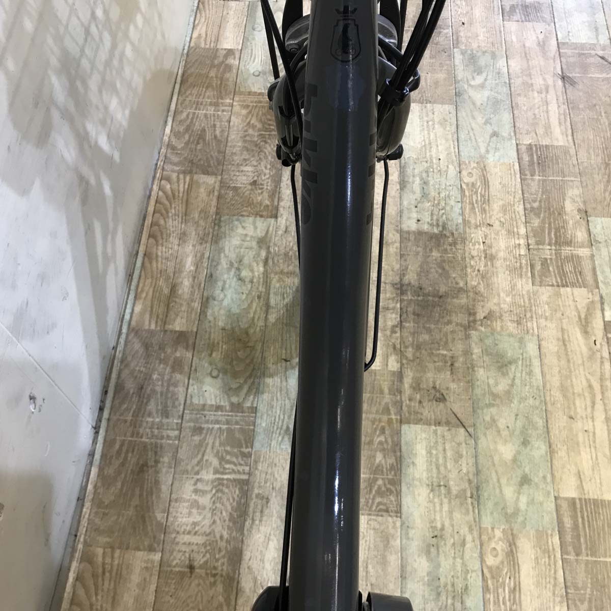 中古電動自転車 ブリヂストン bikke e ビッケ イー グレー 20インチ KF083