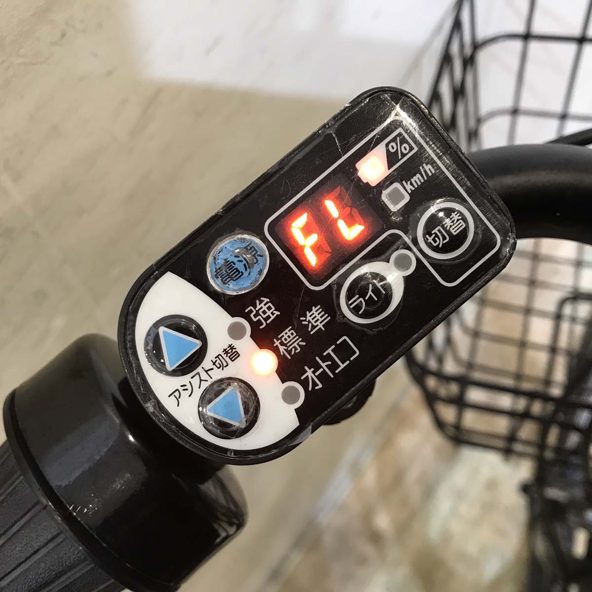 中古電動自転車 ブリヂストン bikke e ビッケ イー グレー 20インチ KF083