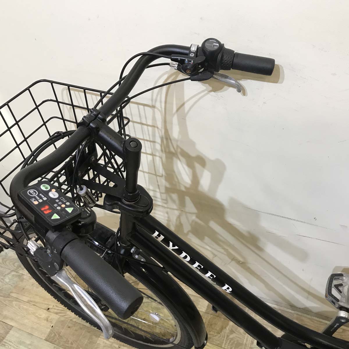 中古電動自転車 ブリヂストン HYDEE B ハイディ ビー ブラック 26インチ KA058 