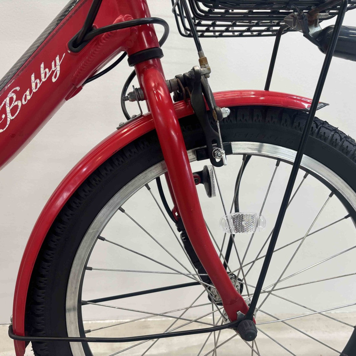 中古電動自転車 ヤマハ PAS バビーアン レッド 20インチ YJ108