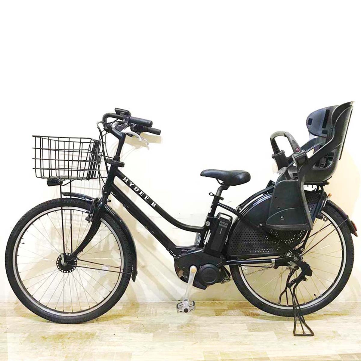 中古電動自転車 ブリヂストン HYDEE B ハイディ ビー ブラック 26インチ KA058 