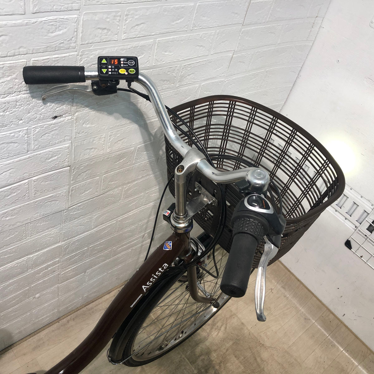中古電動自転車 ブリヂストン アシスタ DX ブラウン 26インチ YB046