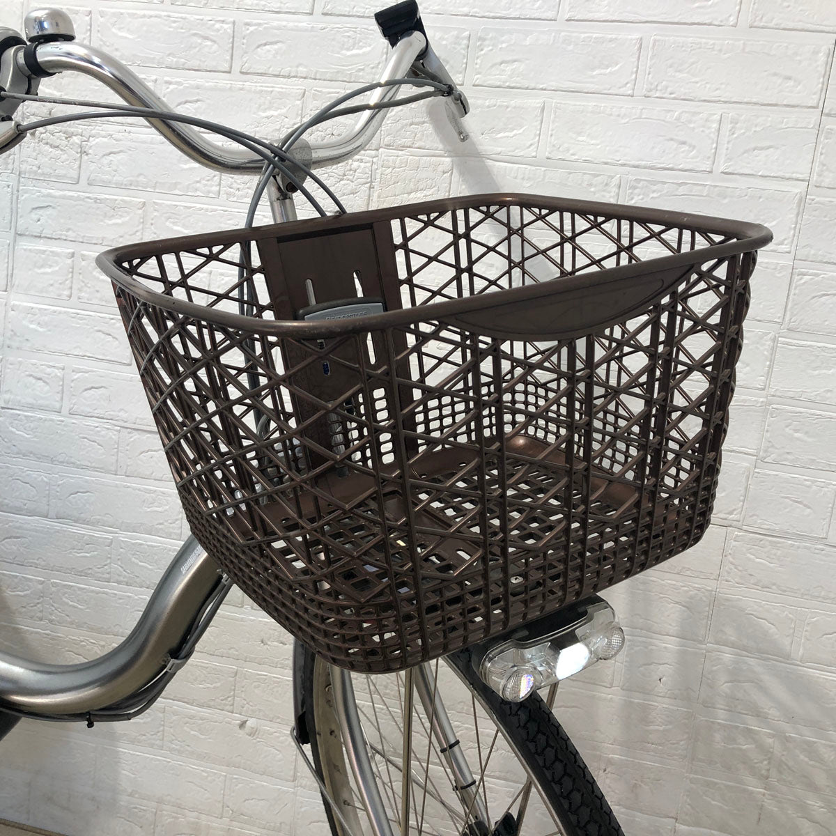 中古電動自転車 ブリヂストン アシスタ DX シルバー 24インチ YB048