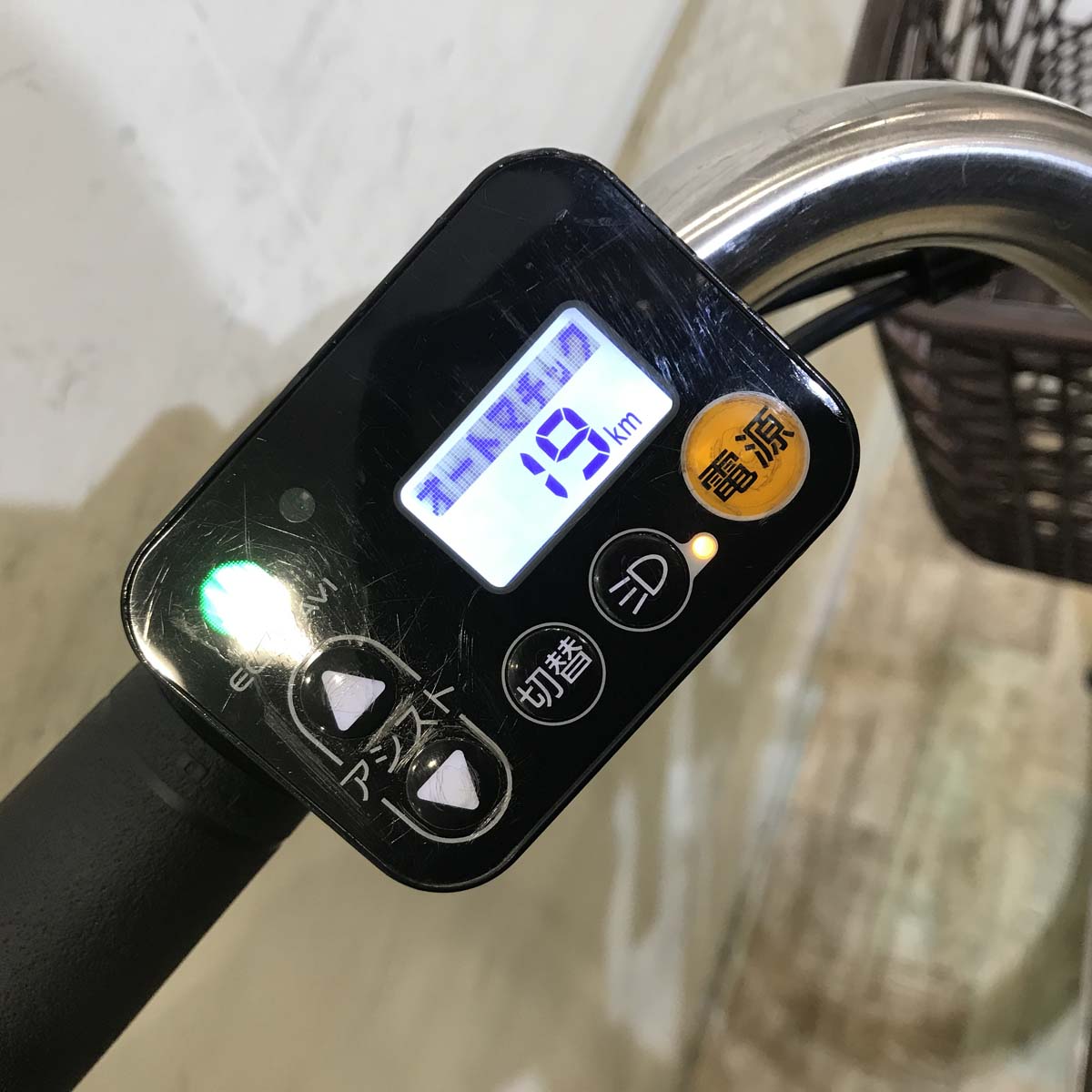 中古電動自転車 パナソニック ビビ DX ブルー 26インチ KF085 