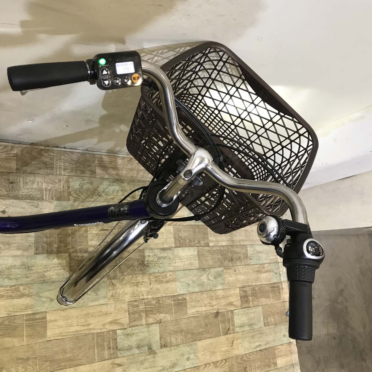 中古電動自転車 パナソニック ビビ DX ブルー 26インチ KF085 