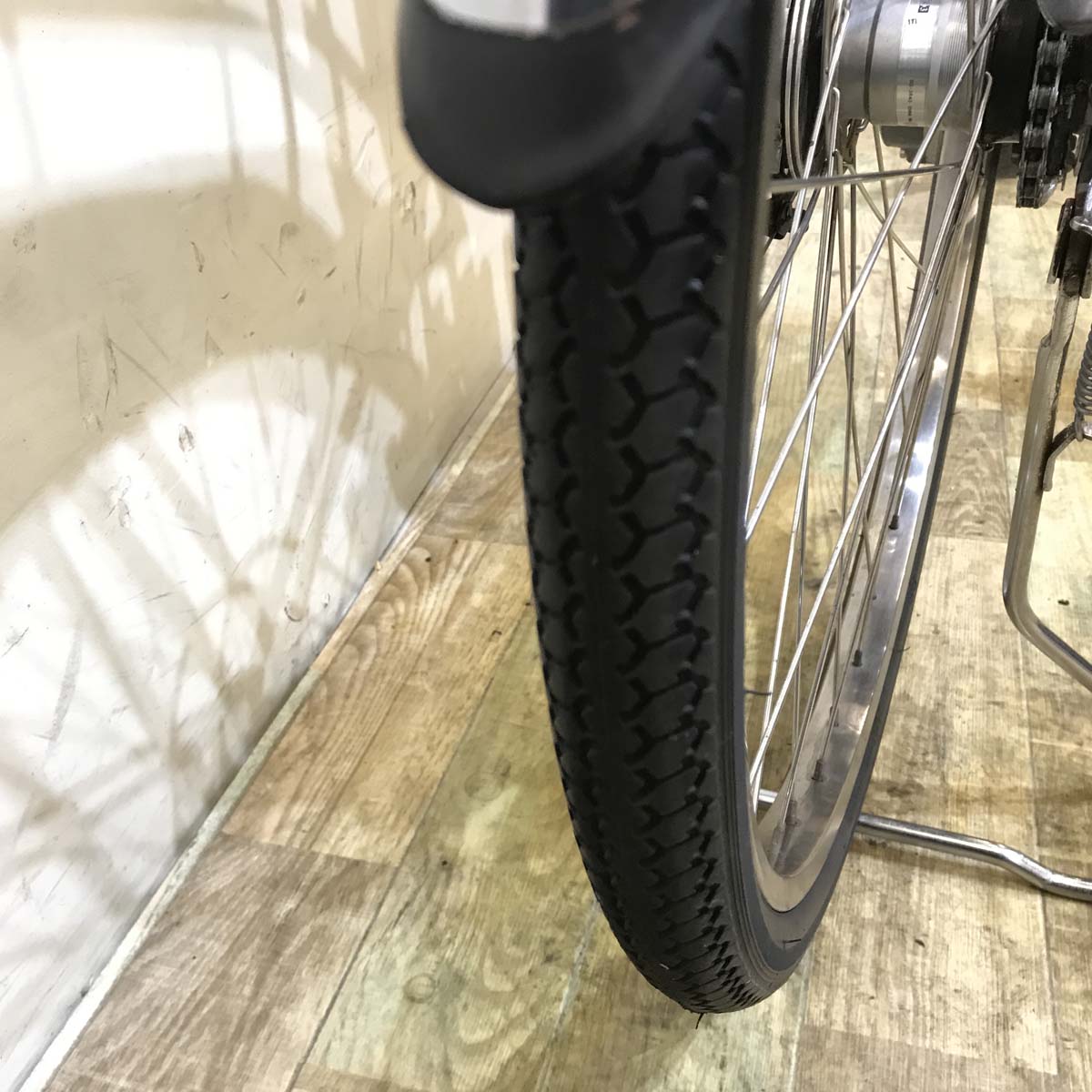 中古電動自転車 パナソニック ビビ DX ブルー 26インチ KF085 