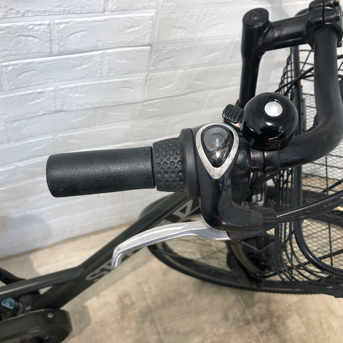 中古電動自転車 ブリヂストン ステップクルーズ e カーキ 26インチ YB049