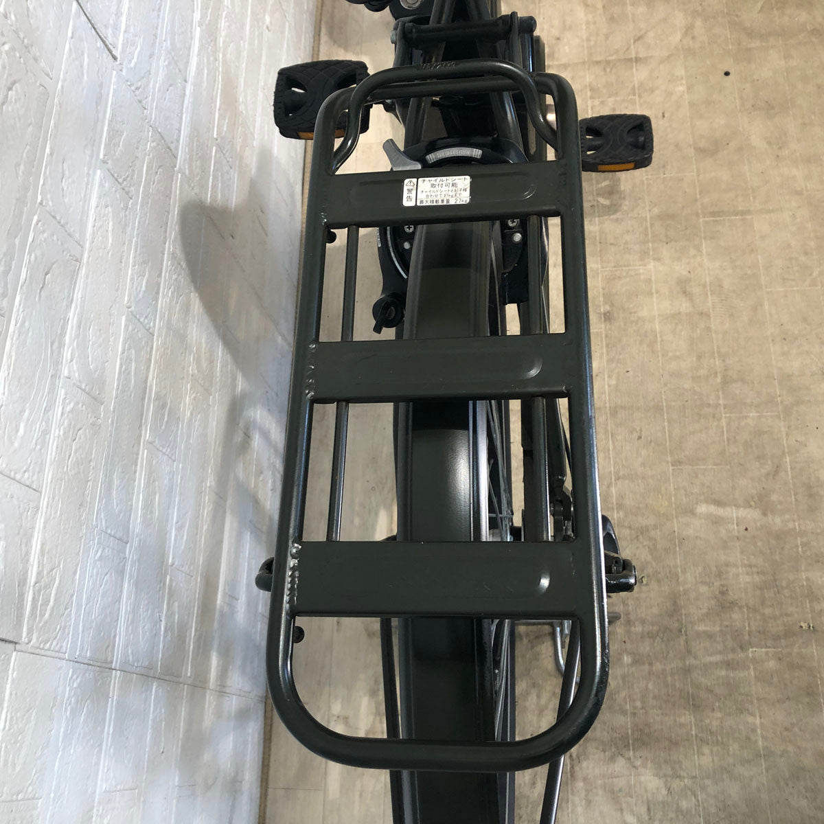 中古電動自転車 ブリヂストン ステップクルーズ e カーキ 26インチ YB049